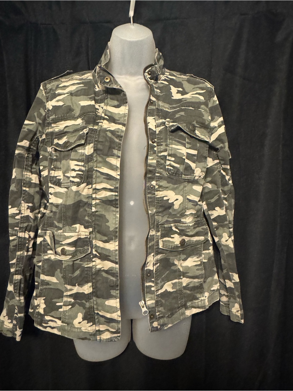 Women’s Camo Utility Jacket - Green/Olive